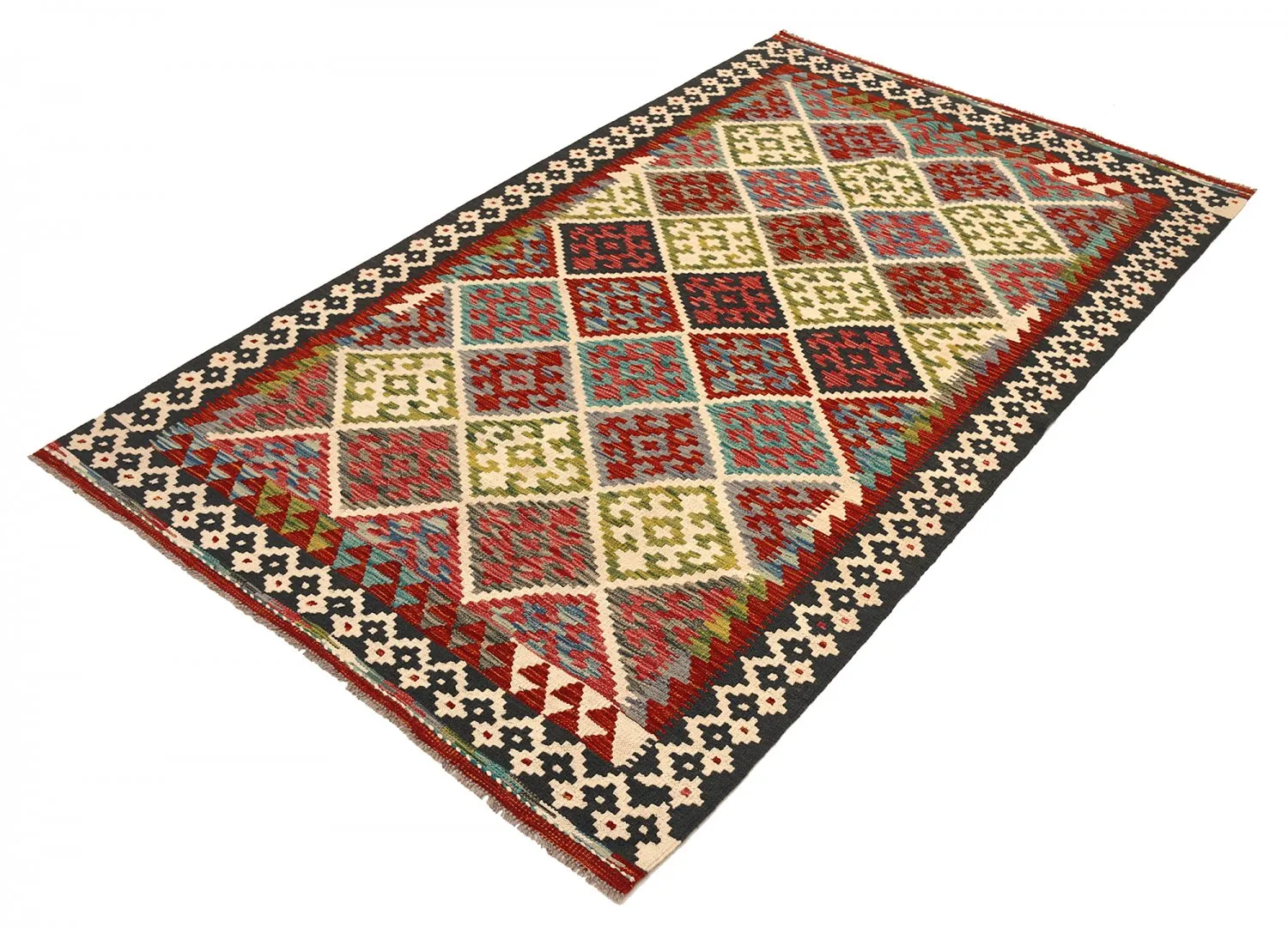 Tappeto kilim orientale 213 x 123 cm