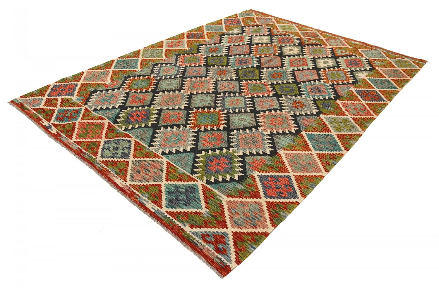 Tappeto kilim orientale 284 x 207 cm