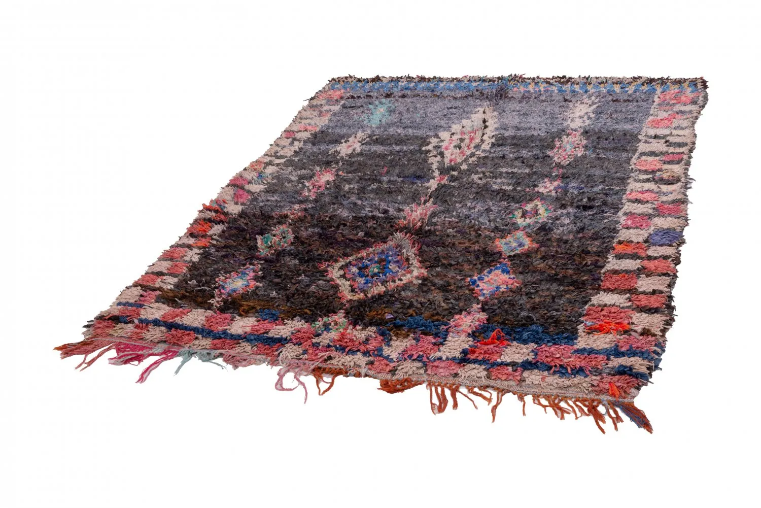 Tappeto Berberi Dal Marocco Boucherouite 235 x 170 cm