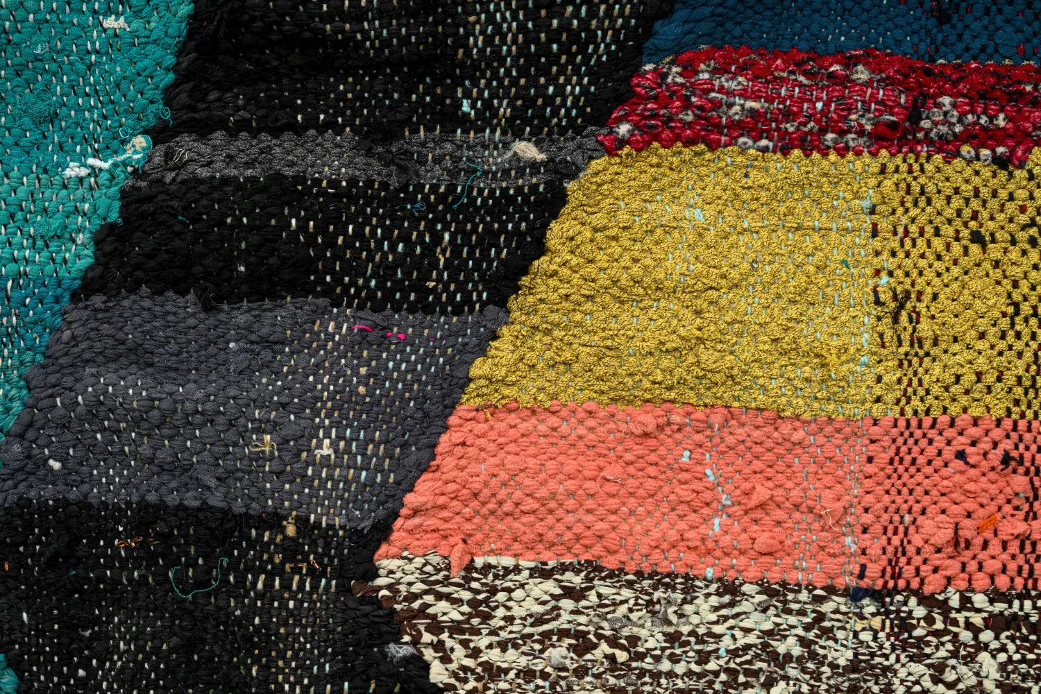 Tappeto Berberi Dal Marocco Boucherouite 135 x 230 cm