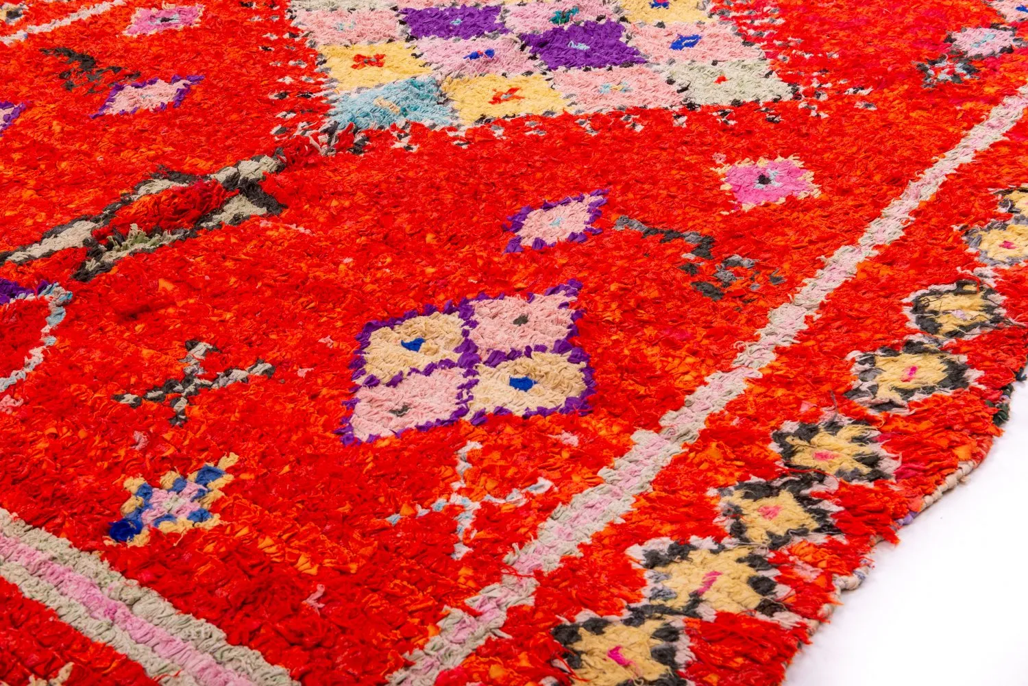 Tappeto Berberi Dal Marocco Boucherouite 340 x 155 cm