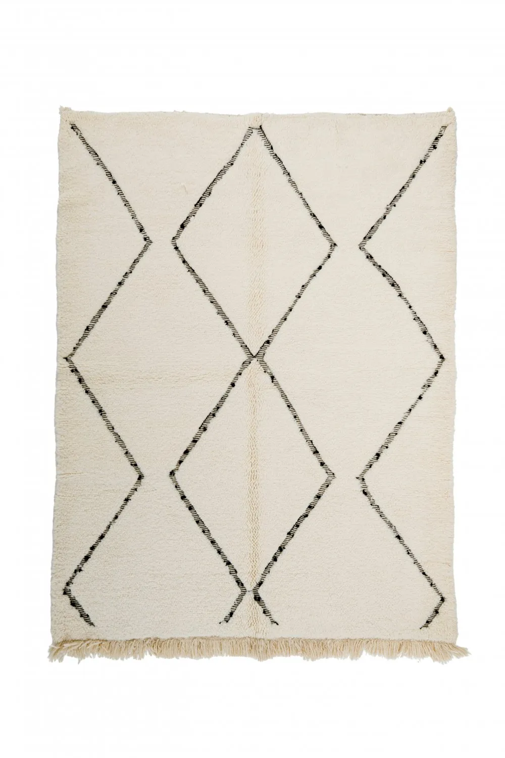 Tappeto Kilim In Stile Berbero Del Marocco Beni Ourain 260 x 165 cm