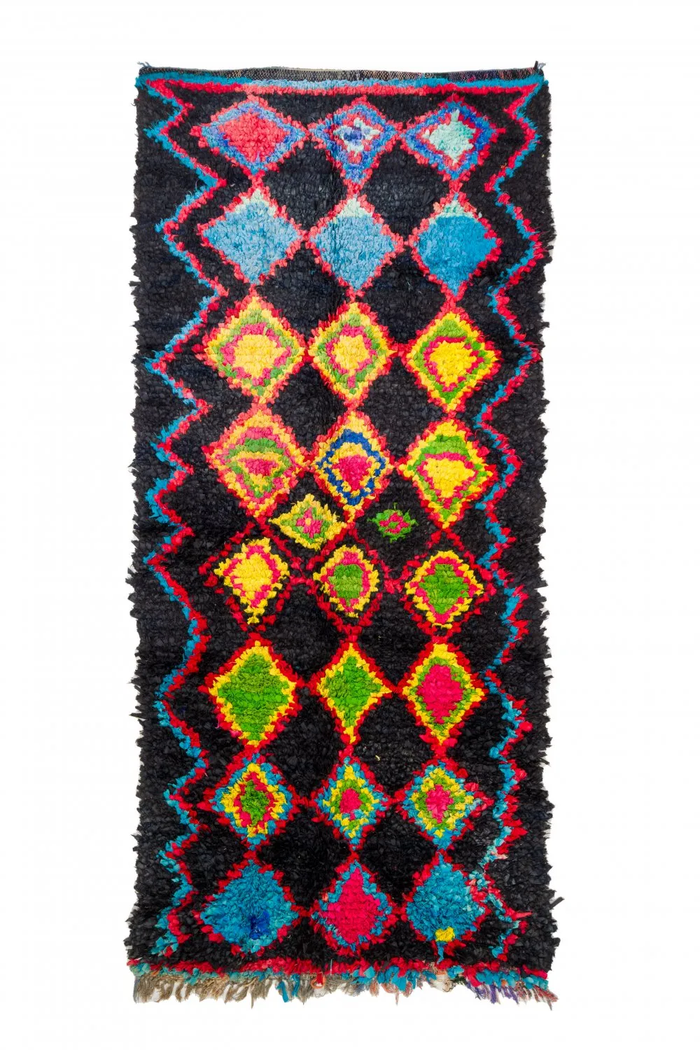 Tappeto Berberi Dal Marocco Boucherouite 120 x 285 cm