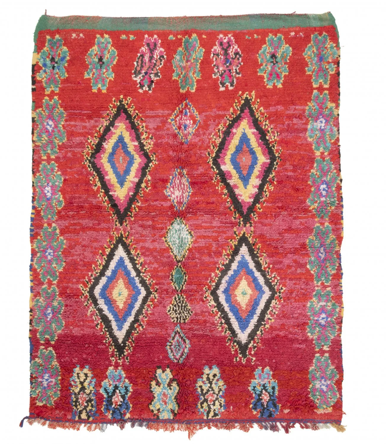 Tappeto Berberi Dal Marocco Boucherouite 225 x 165 cm