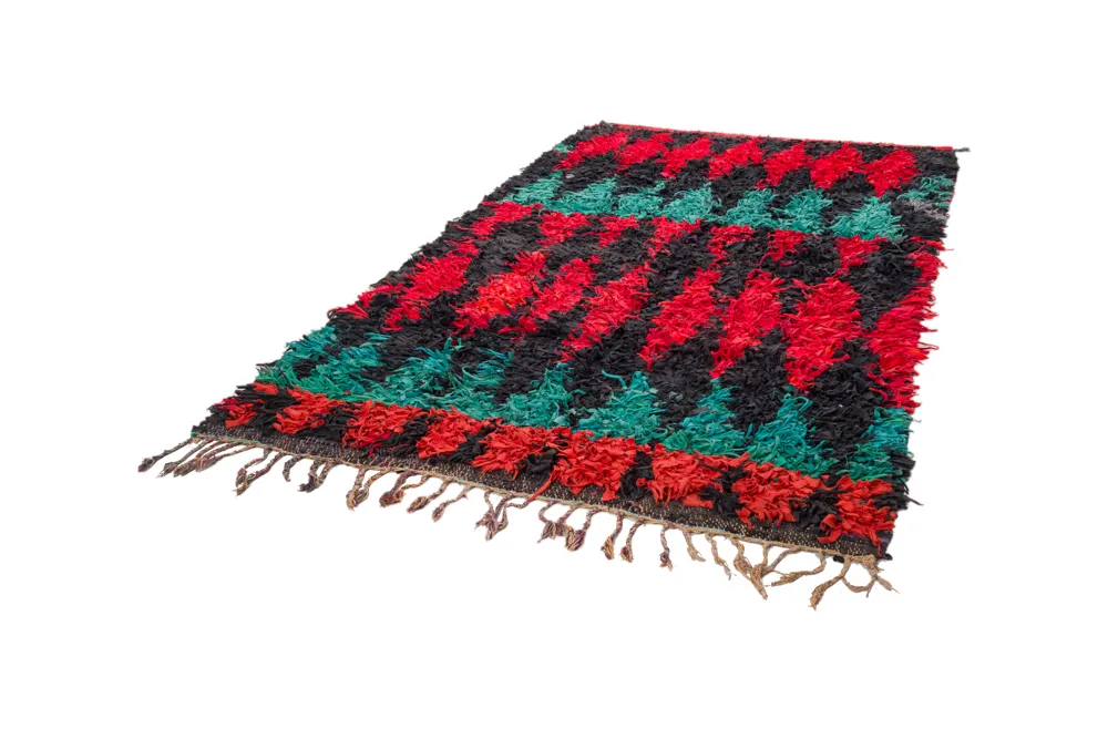 Tappeto Berberi Dal Marocco Boucherouite 285 x 160 cm