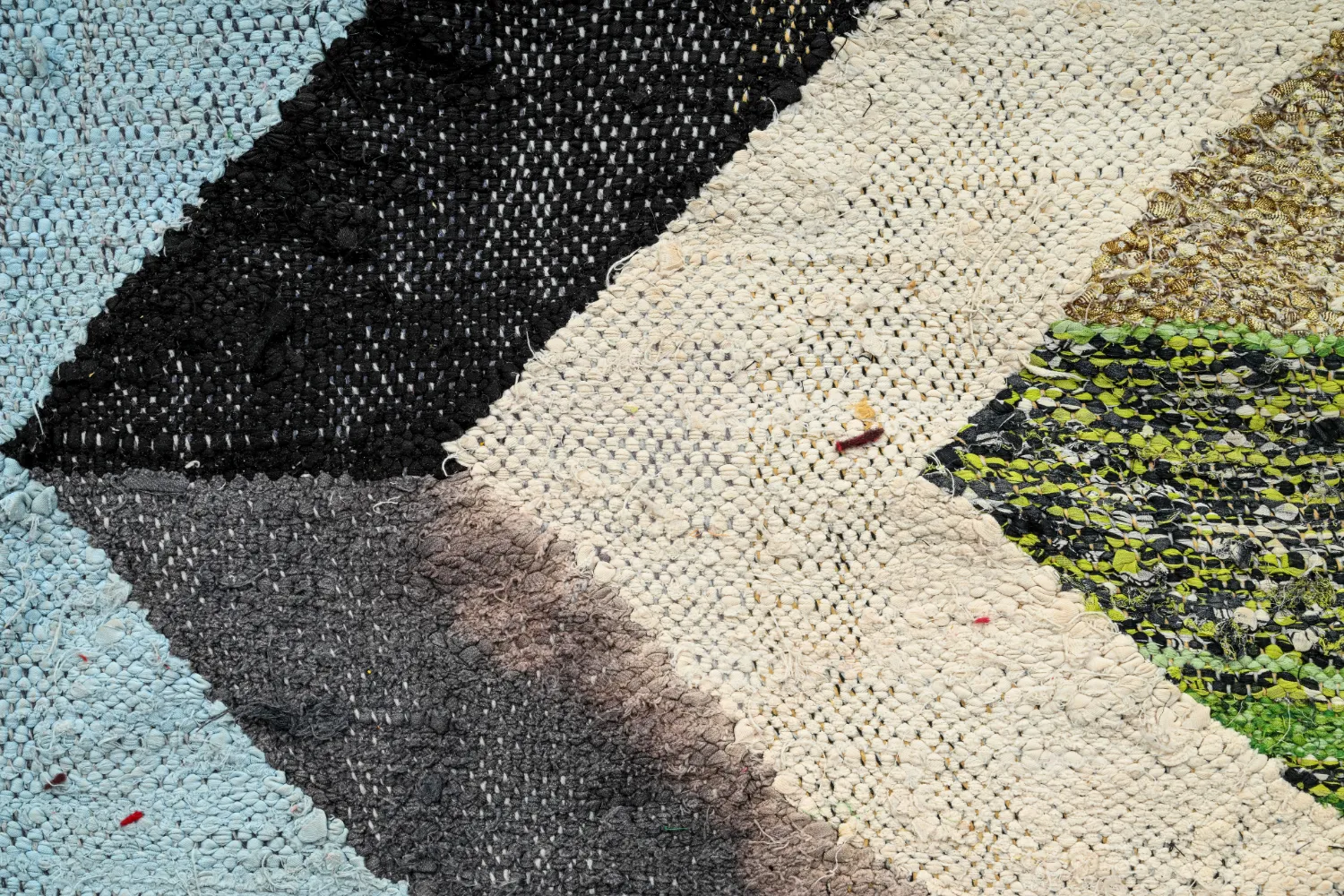 Tappeto Berberi Dal Marocco Boucherouite 155 x 295 cm