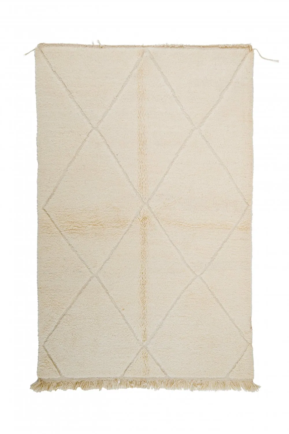 Tappeto Kilim In Stile Berbero Del Marocco Beni Ourain 250 x 155 cm