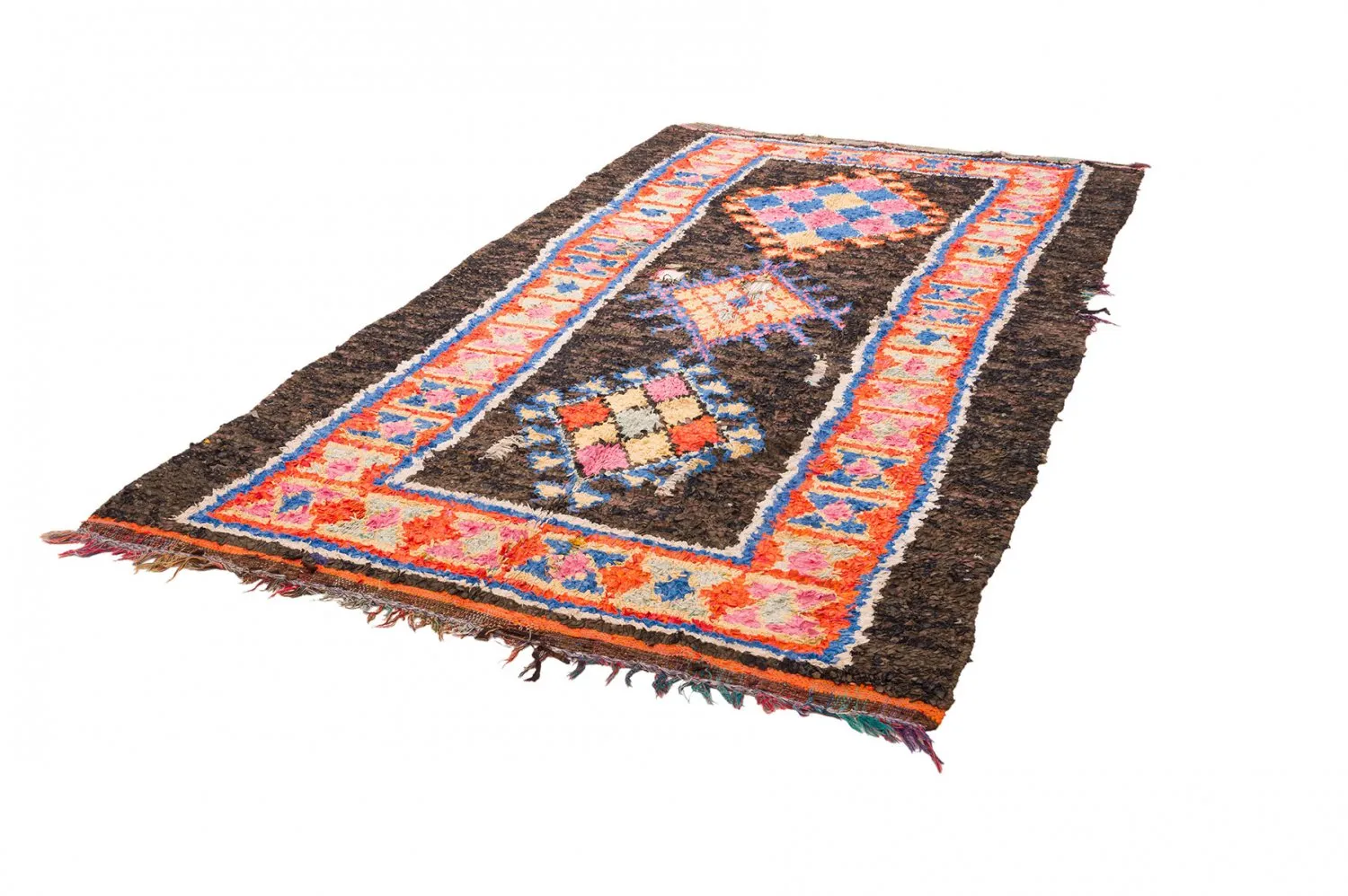 Tappeto Berberi Dal Marocco Boucherouite 160 x 310 cm