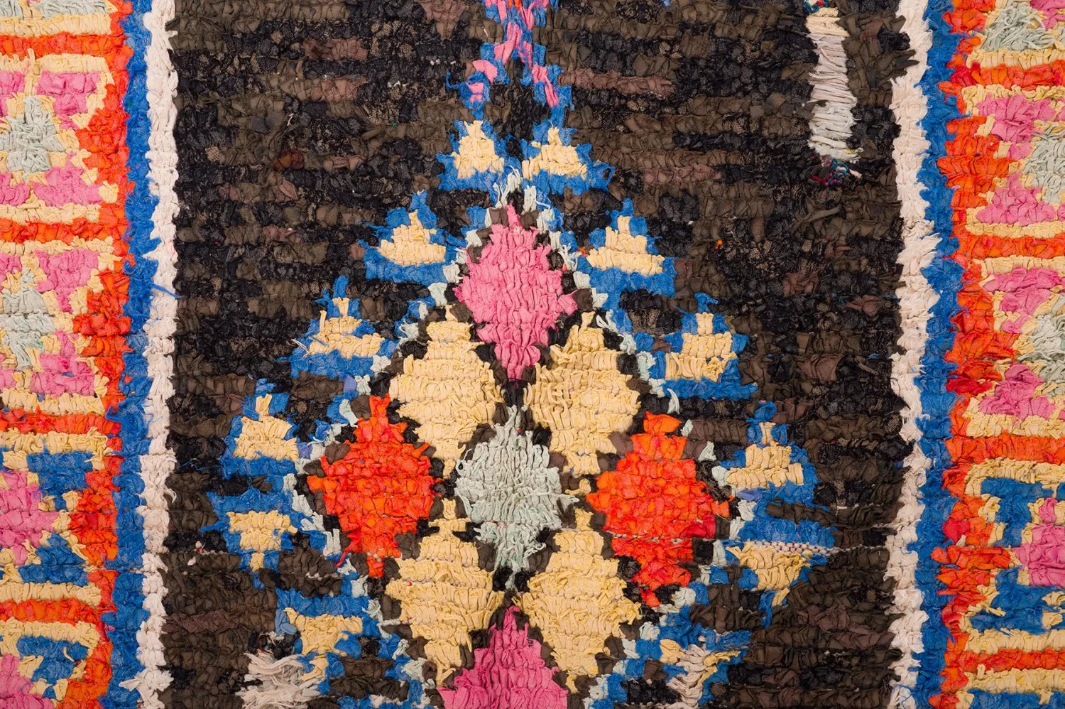 Tappeto Berberi Dal Marocco Boucherouite 160 x 310 cm
