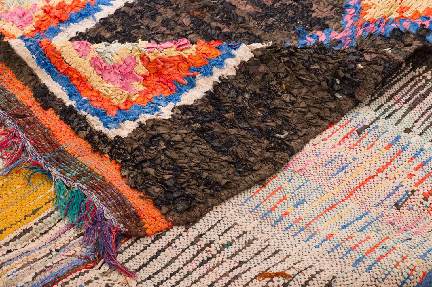 Tappeto Berberi Dal Marocco Boucherouite 160 x 310 cm