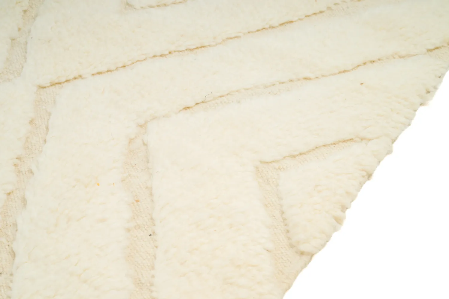 Tappeto Kilim In Stile Berbero Del Marocco Beni Ourain 155 x 265 cm