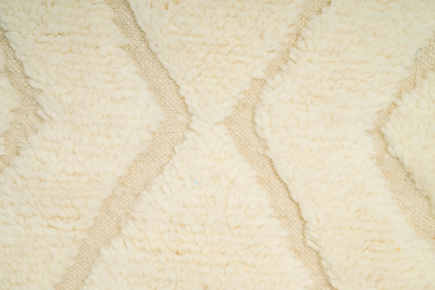 Tappeto Kilim In Stile Berbero Del Marocco Beni Ourain 155 x 265 cm