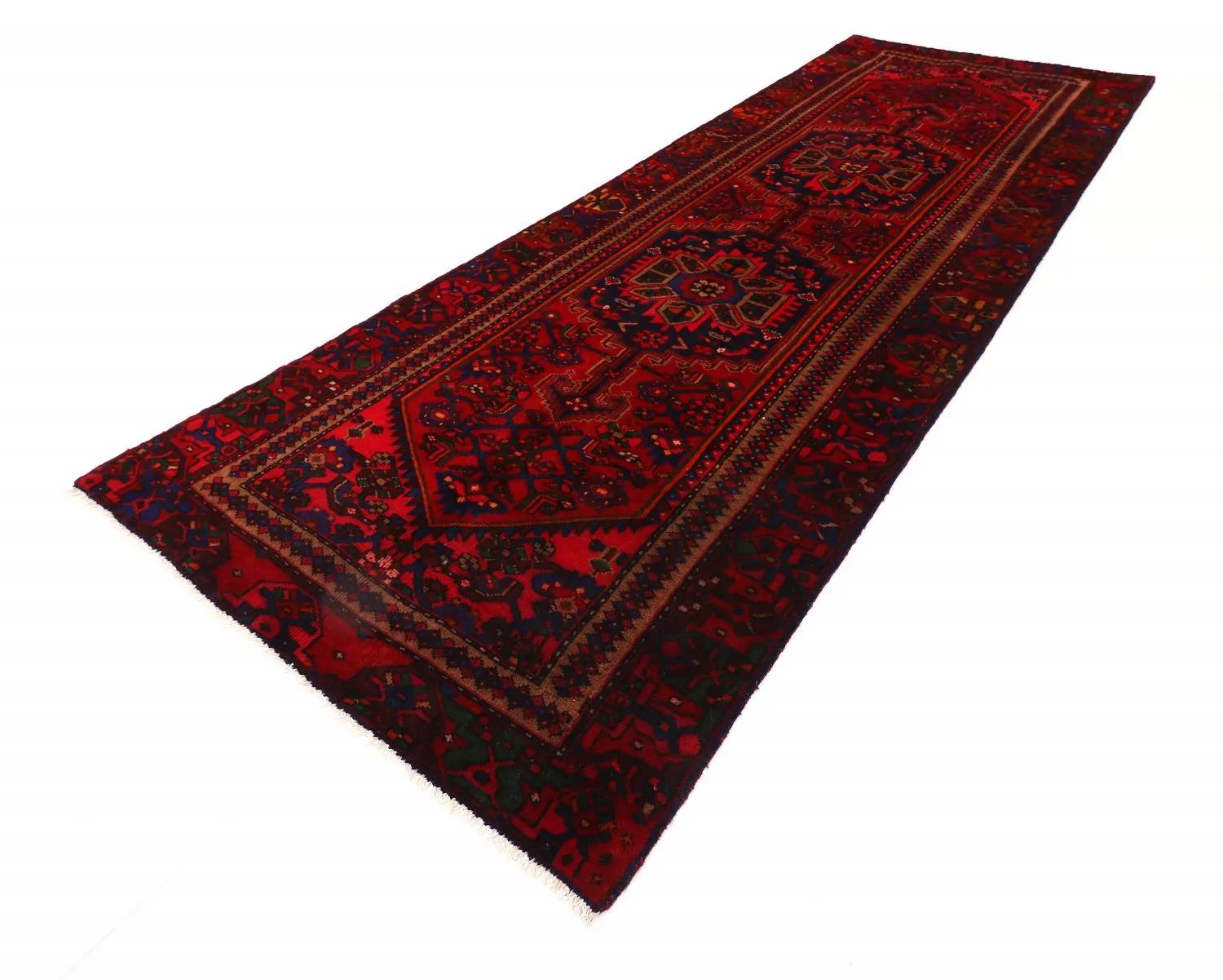 Tappeto Orientale Hamedan 301 x 113 cm