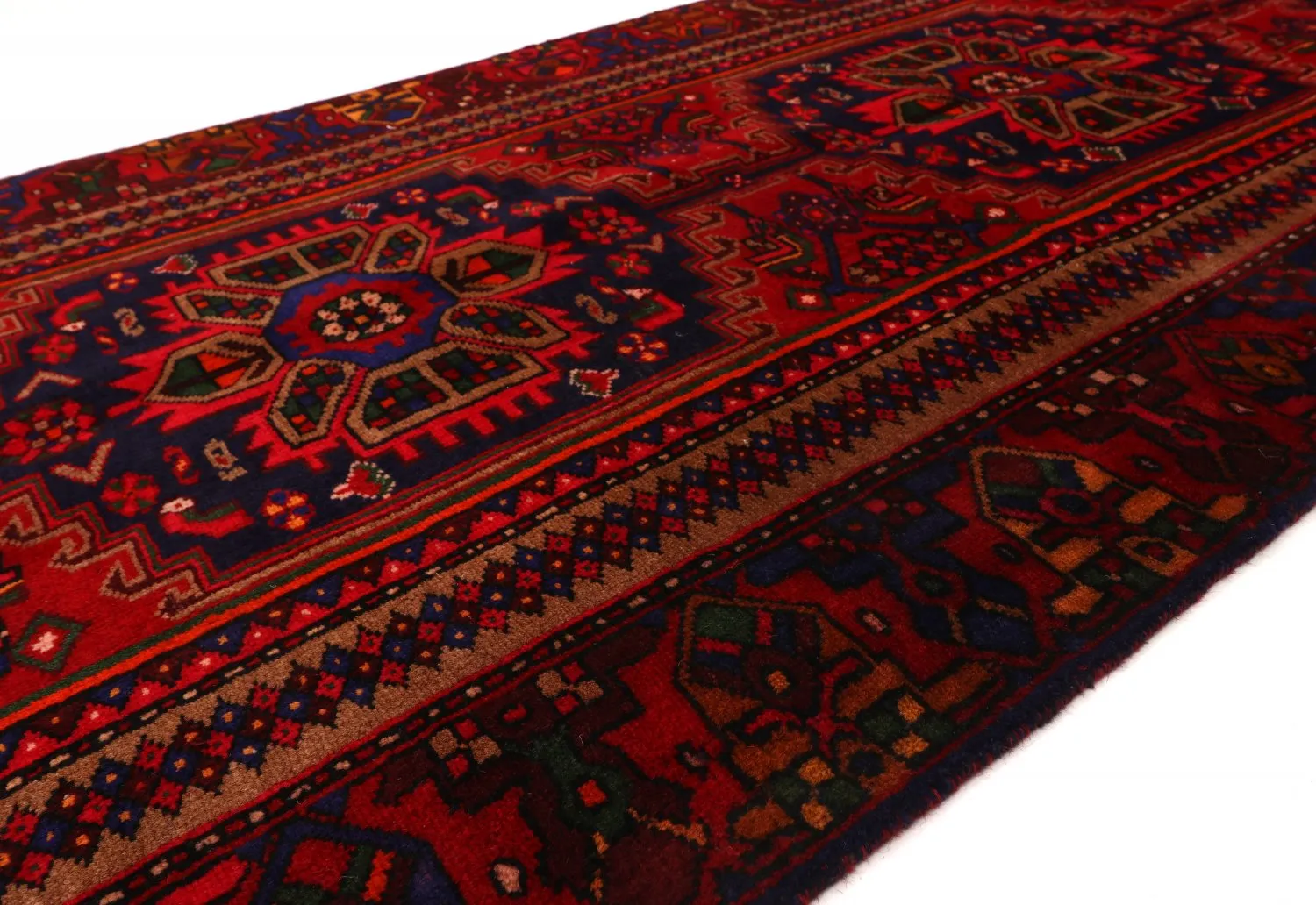 Tappeto Orientale Hamedan 301 x 113 cm