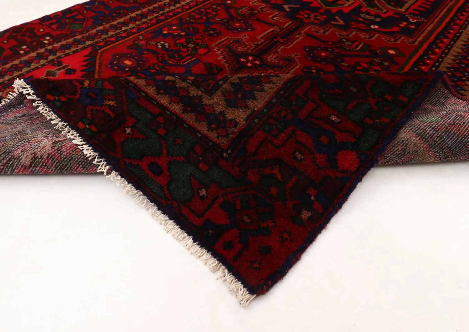 Tappeto Orientale Hamedan 301 x 113 cm