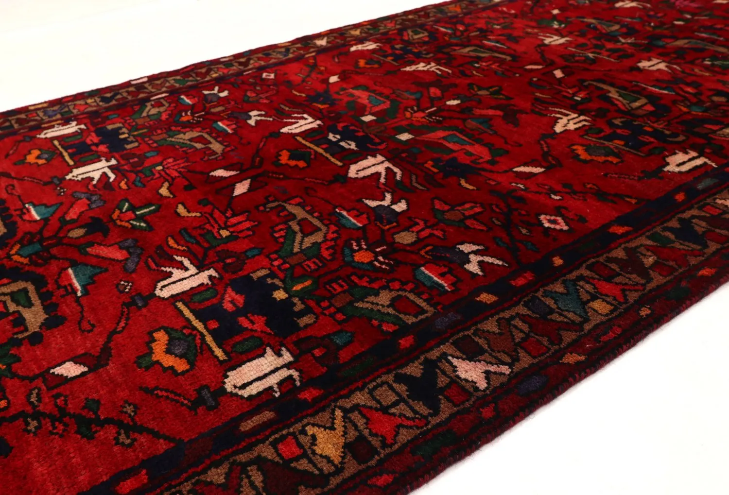 Tappeto Orientale Hamedan 302 x 104 cm