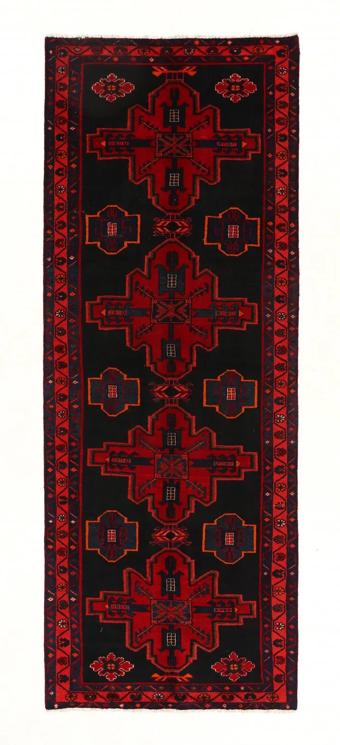 Tappeto Orientale Hamedan 296 x 110 cm