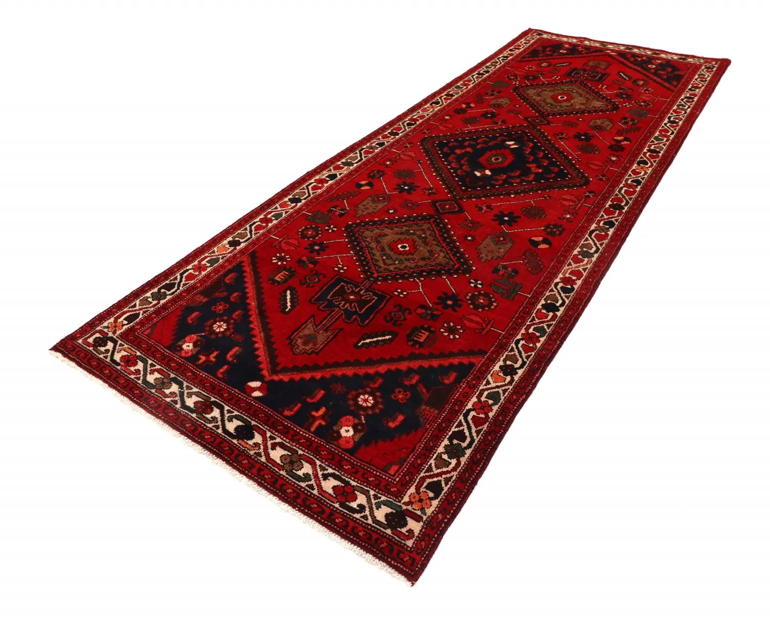 Tappeto Orientale Hamedan 306 x 111 cm