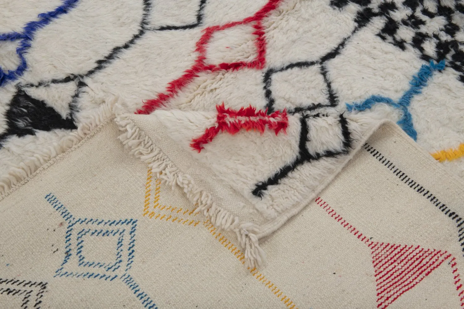 Tappeto Kilim In Stile Berbero Del Marocco Azilal 310 x 210 cm