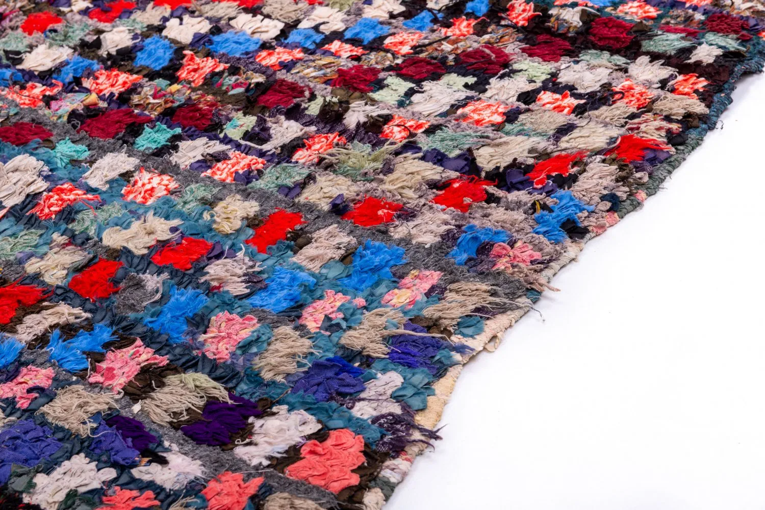 Tappeto Berberi Dal Marocco Boucherouite 230 x 125 cm