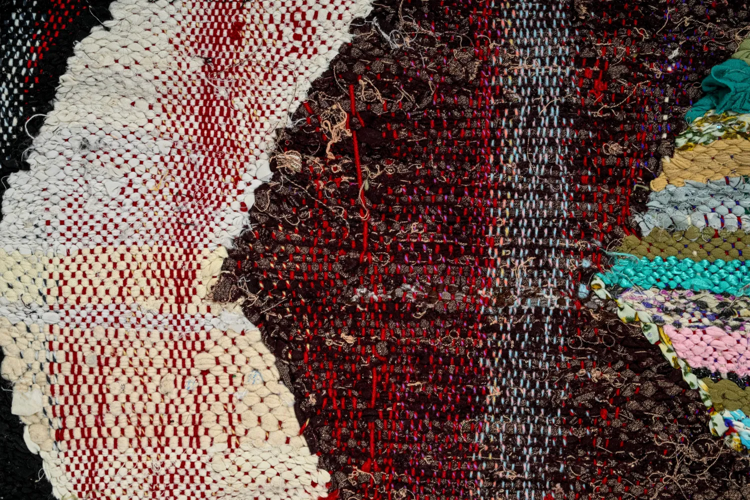 Tappeto Berberi Dal Marocco Boucherouite 140 x 230 cm
