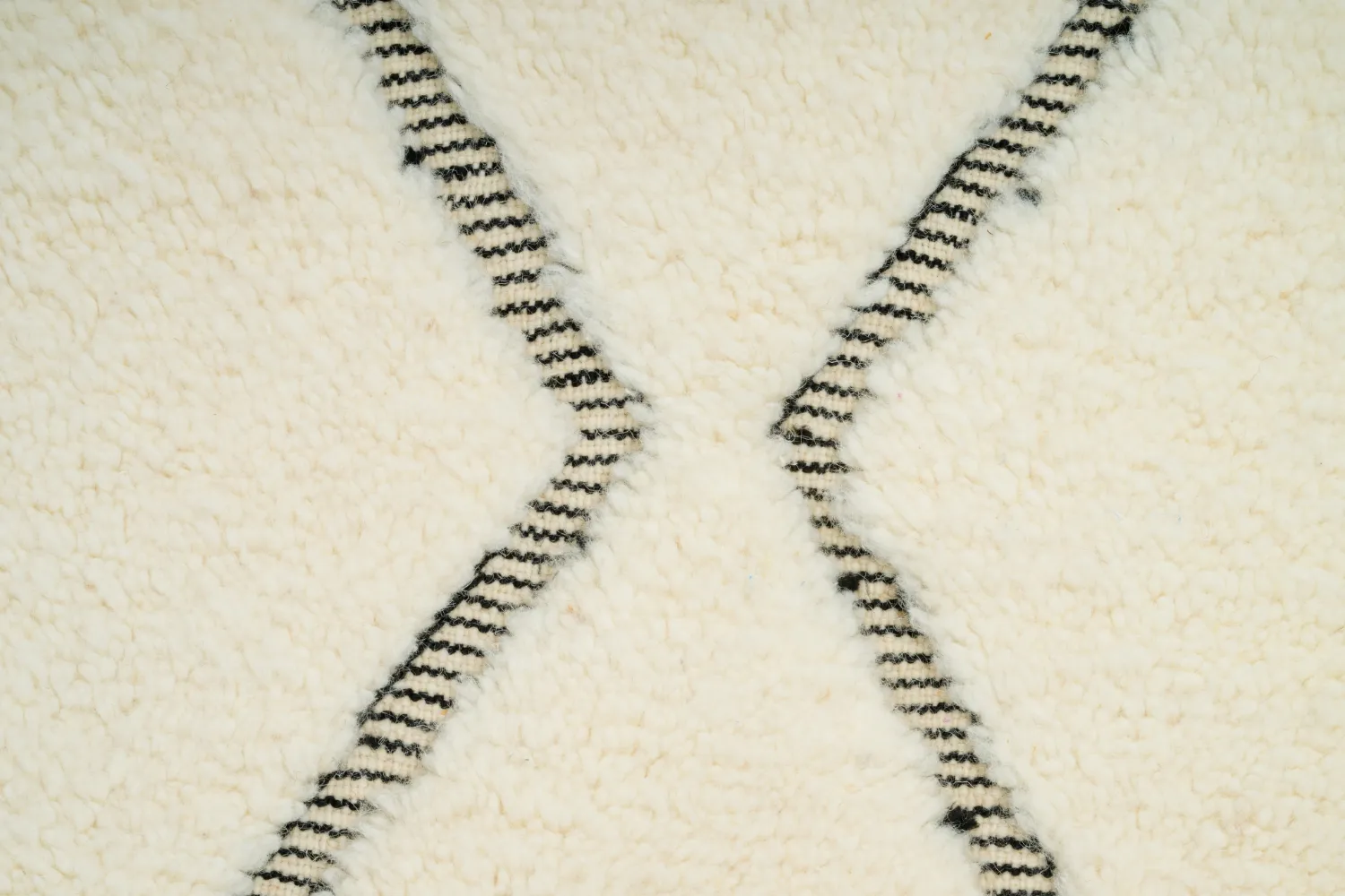 Tappeto Kilim In Stile Berbero Del Marocco Beni Ourain 205 x 295 cm