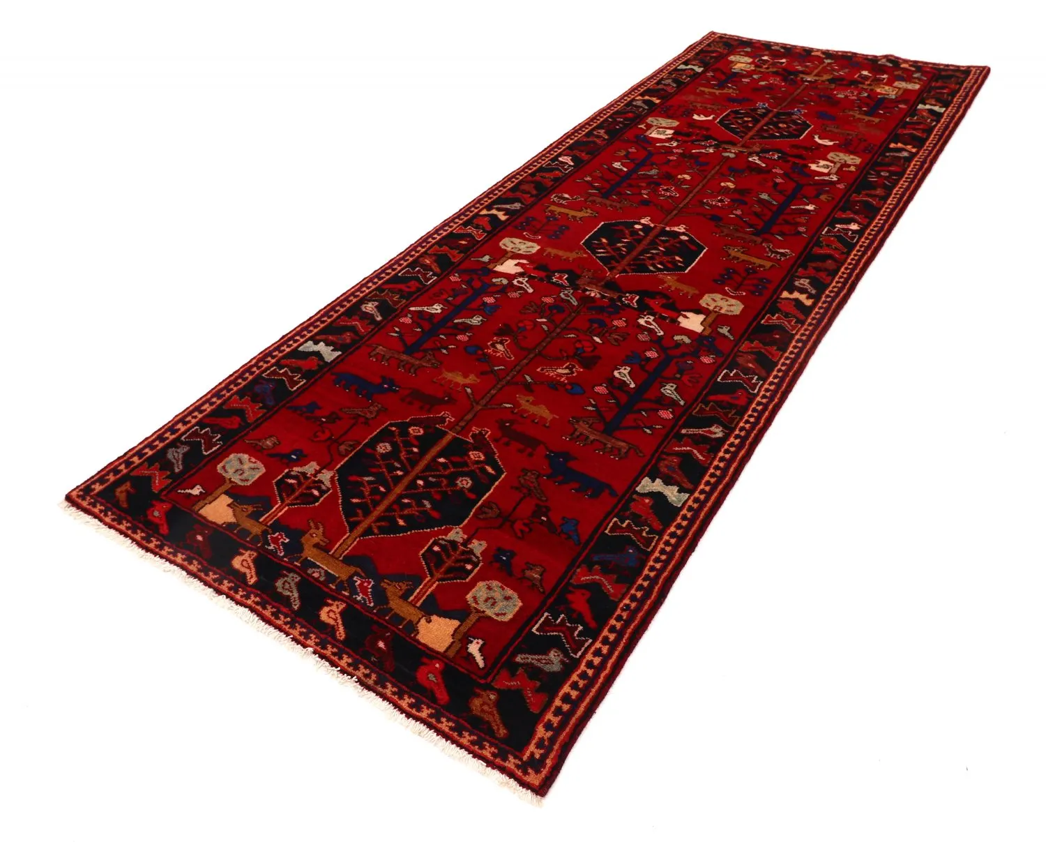 Tappeto Orientale Hamedan 297 x 108 cm