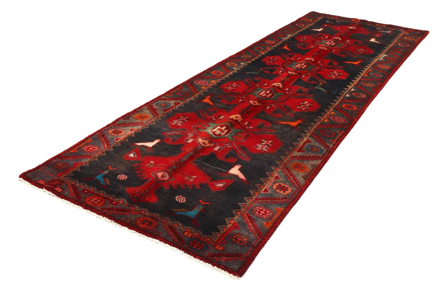 Tappeto Orientale Hamedan 305 x 105 cm