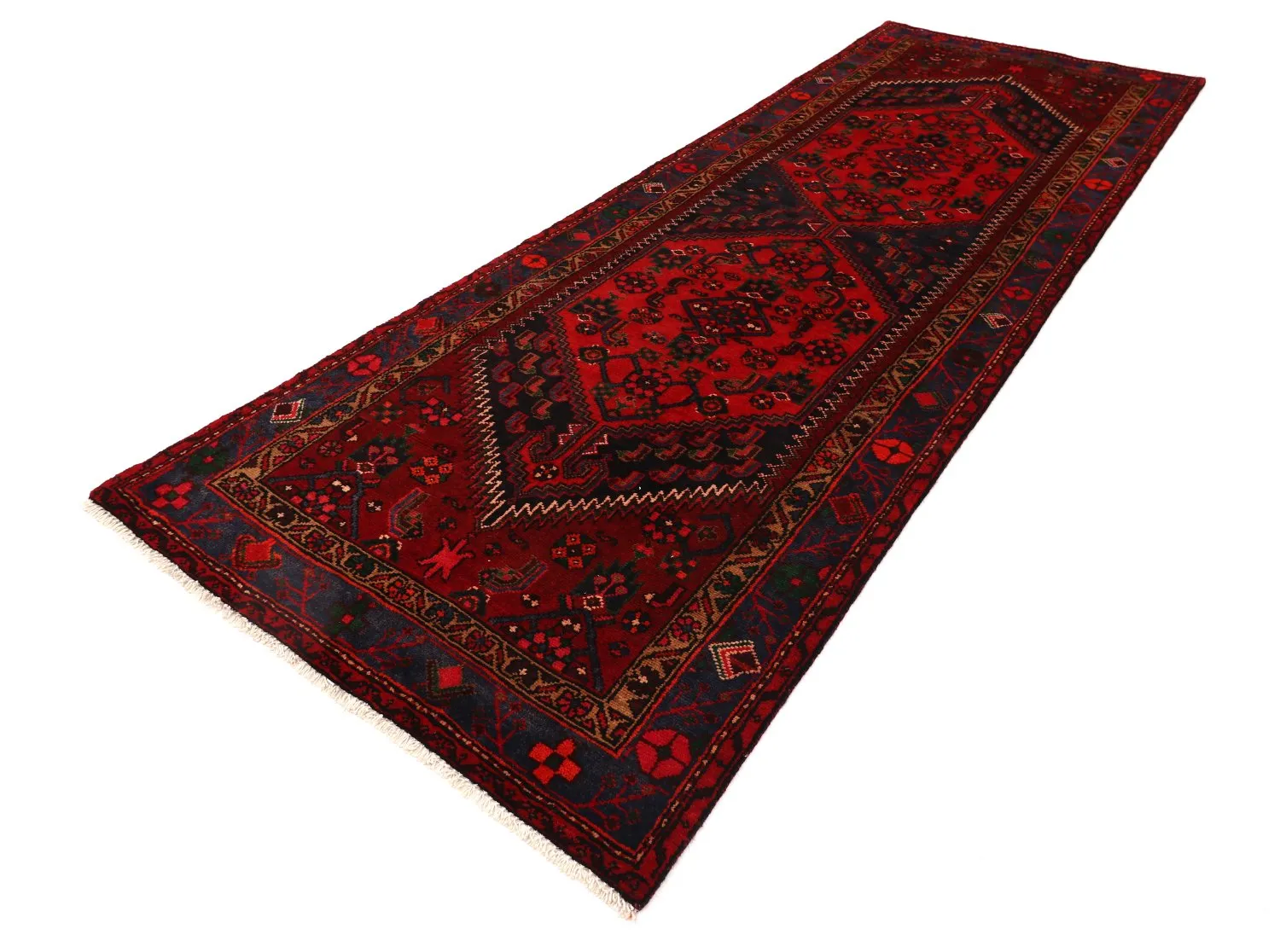Tappeto Orientale Hamedan 298 x 102 cm