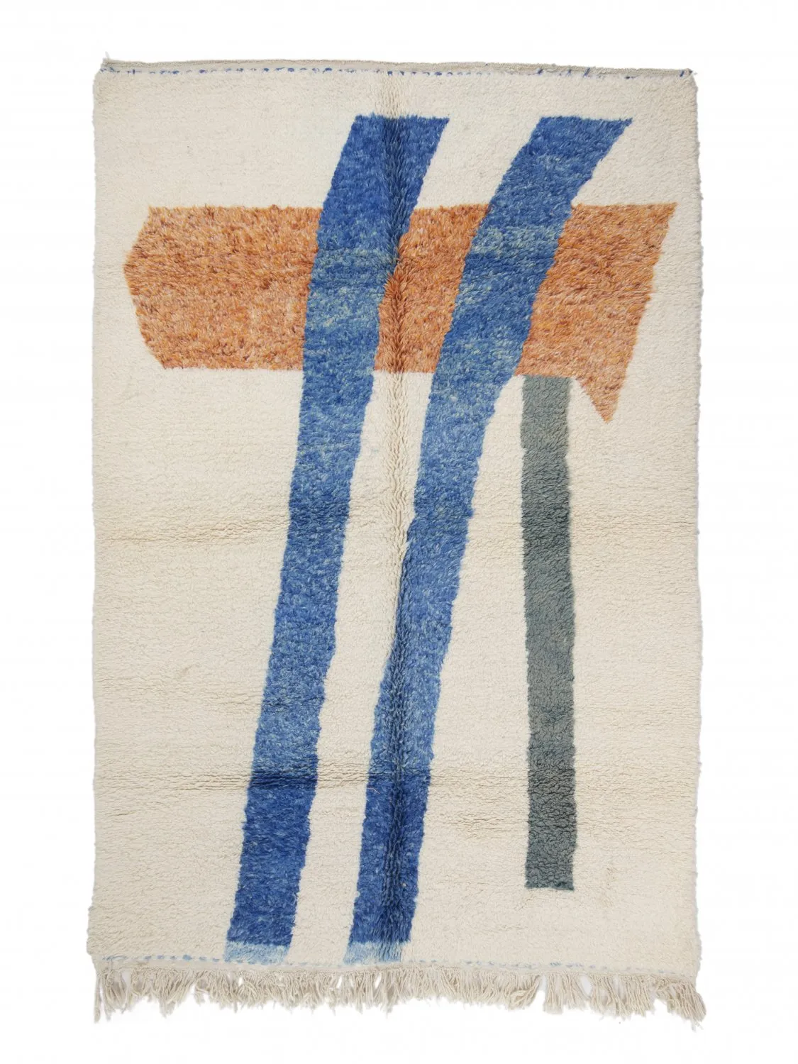 Tappeto Kilim In Stile Berbero Del Marocco Azilal 310 x 200 cm