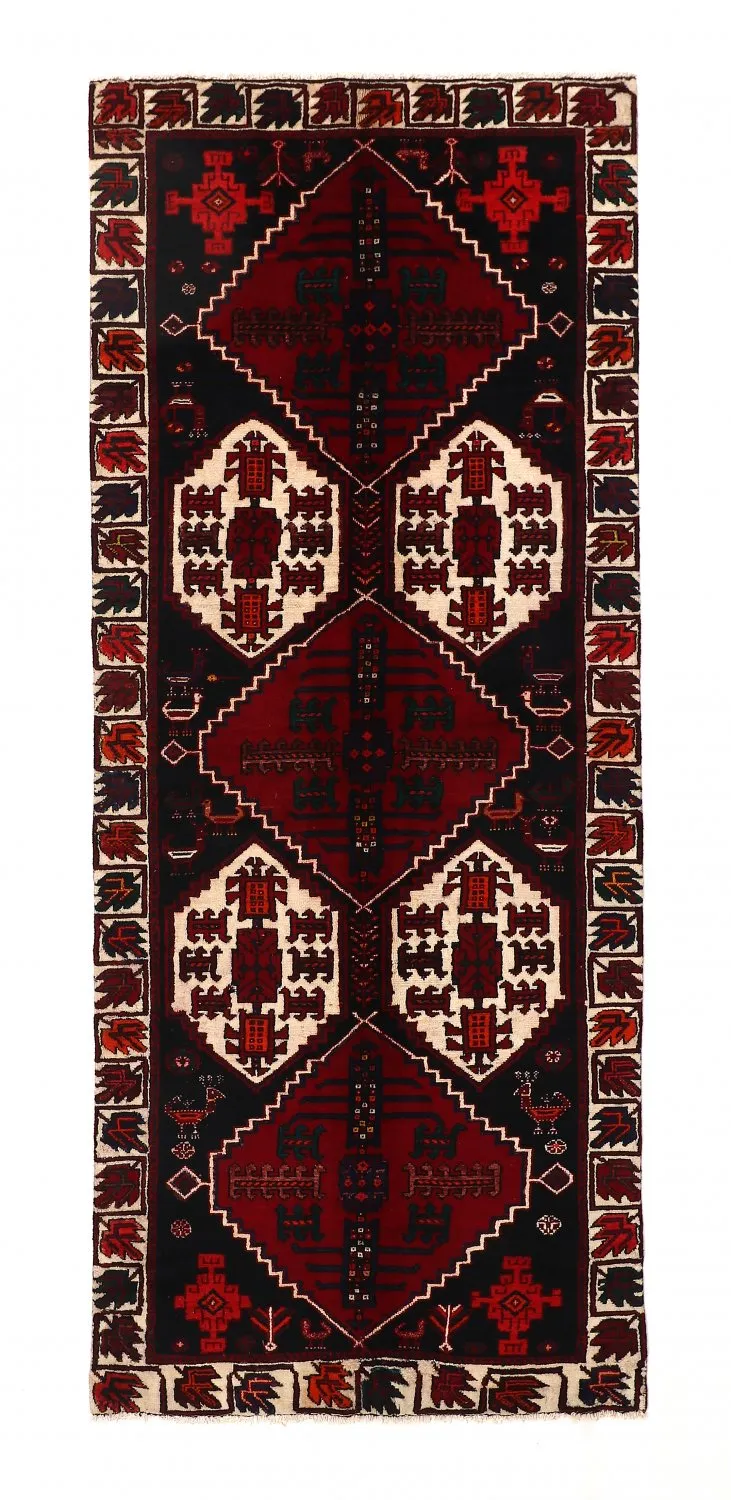 Tappeto Orientale Hamedan 275 x 112 cm