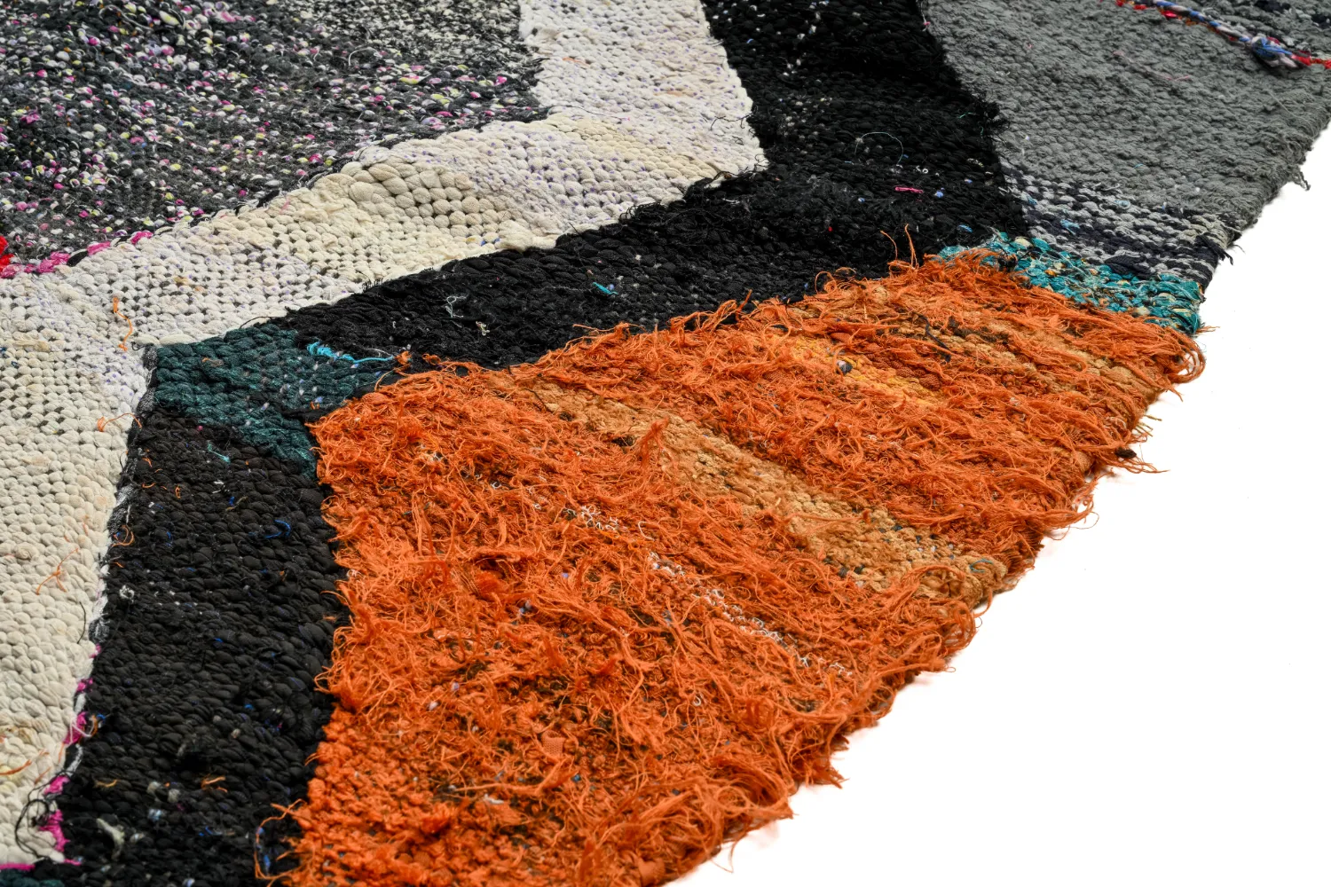 Tappeto Berberi Dal Marocco Boucherouite 140 x 290 cm
