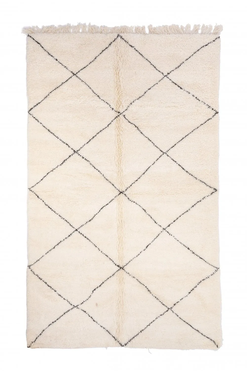 Tappeto Kilim In Stile Berbero Del Marocco Beni Ourain 315 x 190 cm