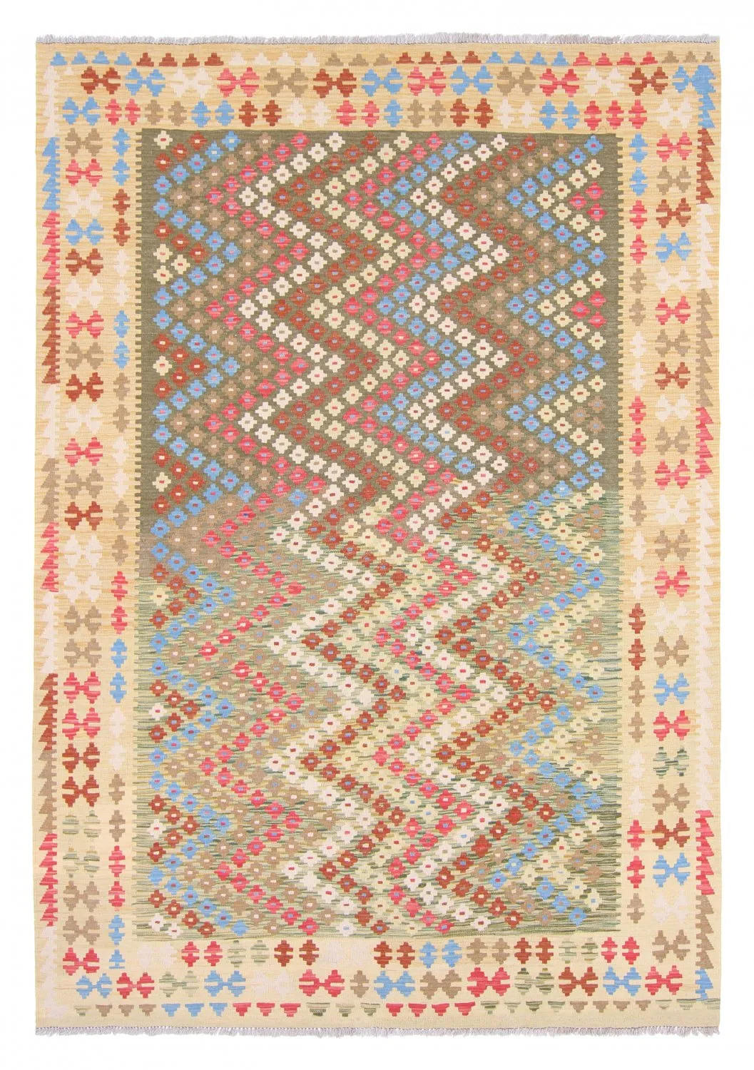 Tappeto kilim orientale 296 x 205 cm