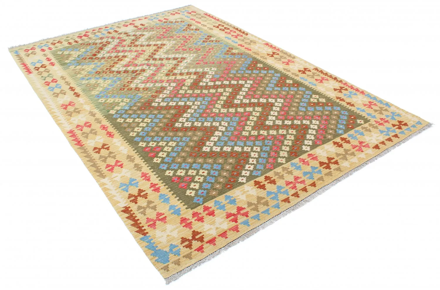 Tappeto kilim orientale 296 x 205 cm