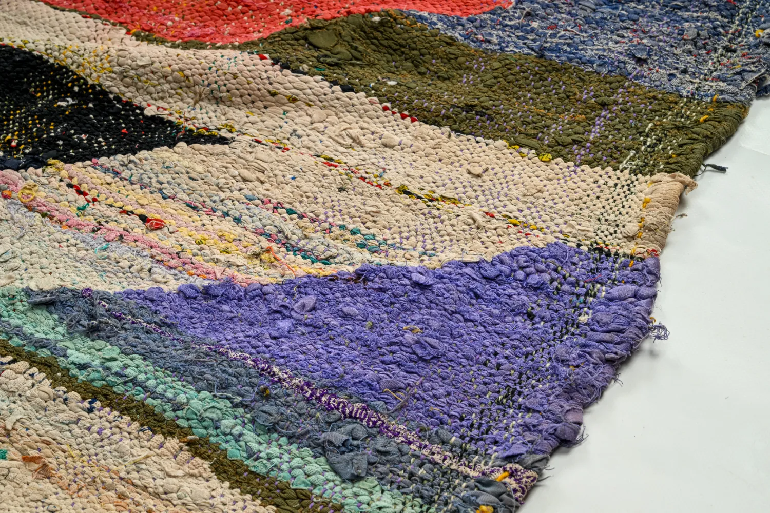 Tappeto Berberi Dal Marocco Boucherouite 165 x 350 cm