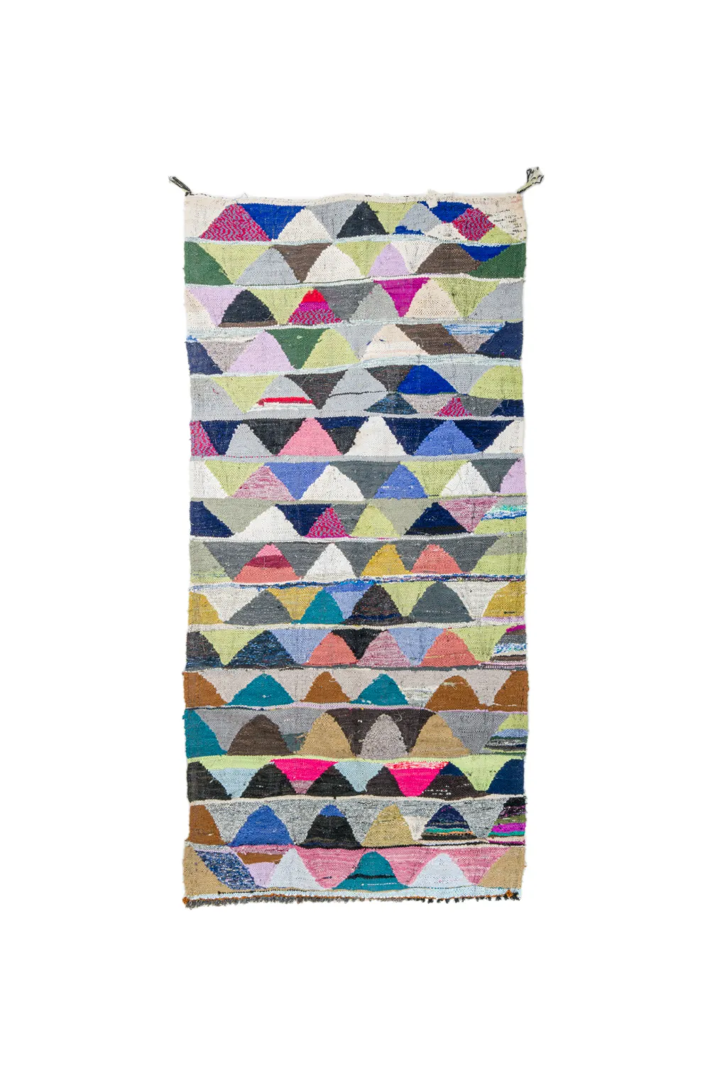 Tappeto Berberi Dal Marocco Boucherouite 145 x 305 cm