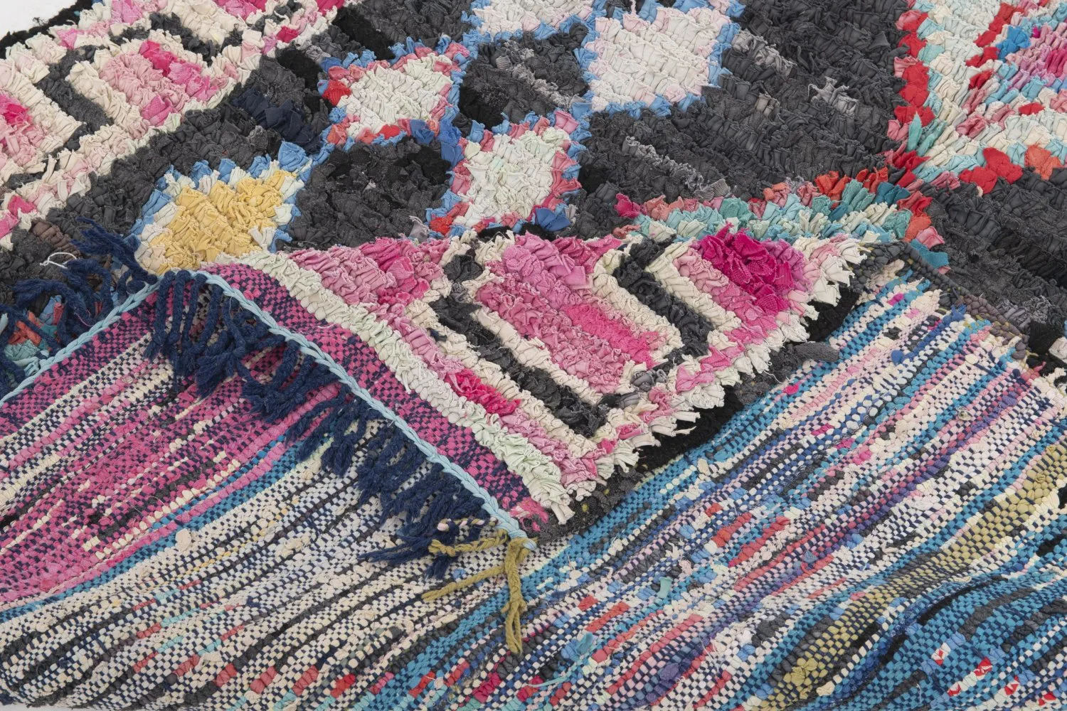 Tappeto Berberi Dal Marocco Boucherouite 310 x 130 cm