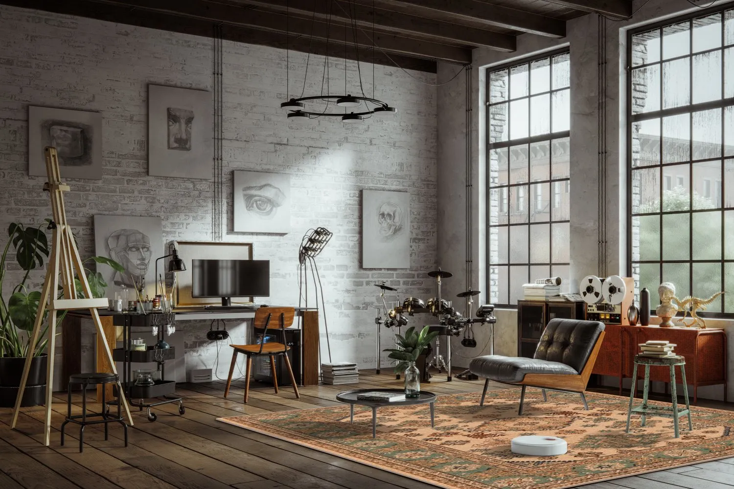 Tappeto Wilton - Lamperti (beige)
