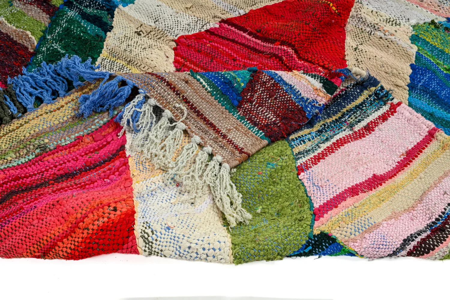 Tappeto Berberi Dal Marocco Boucherouite 130 x 205 cm