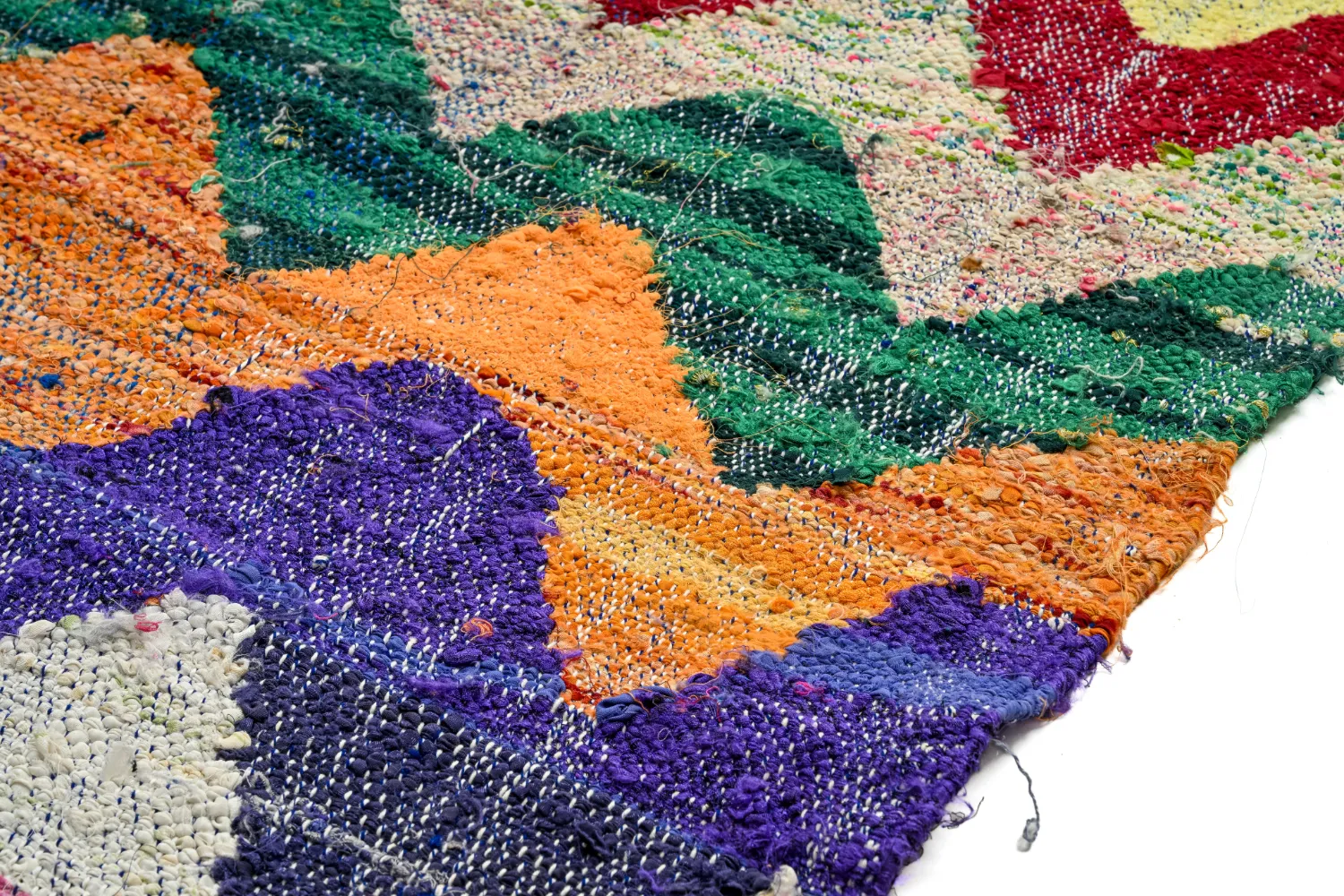 Tappeto Berberi Dal Marocco Boucherouite 150 x 260 cm