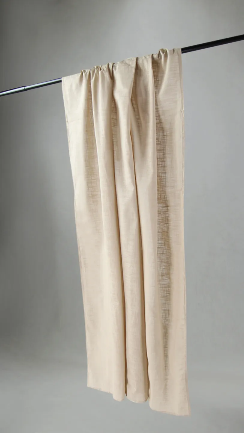 Tende - Cortina di cotone - Lollo (beige chiaro)
