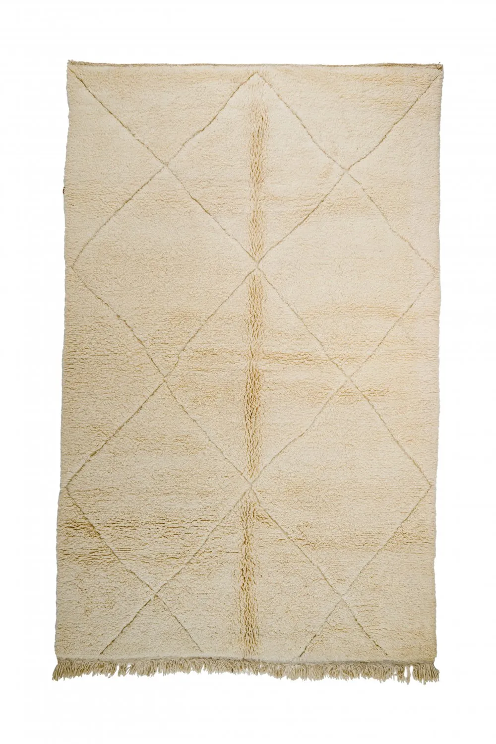 Tappeto Kilim In Stile Berbero Del Marocco Beni Ourain 320 x 175 cm