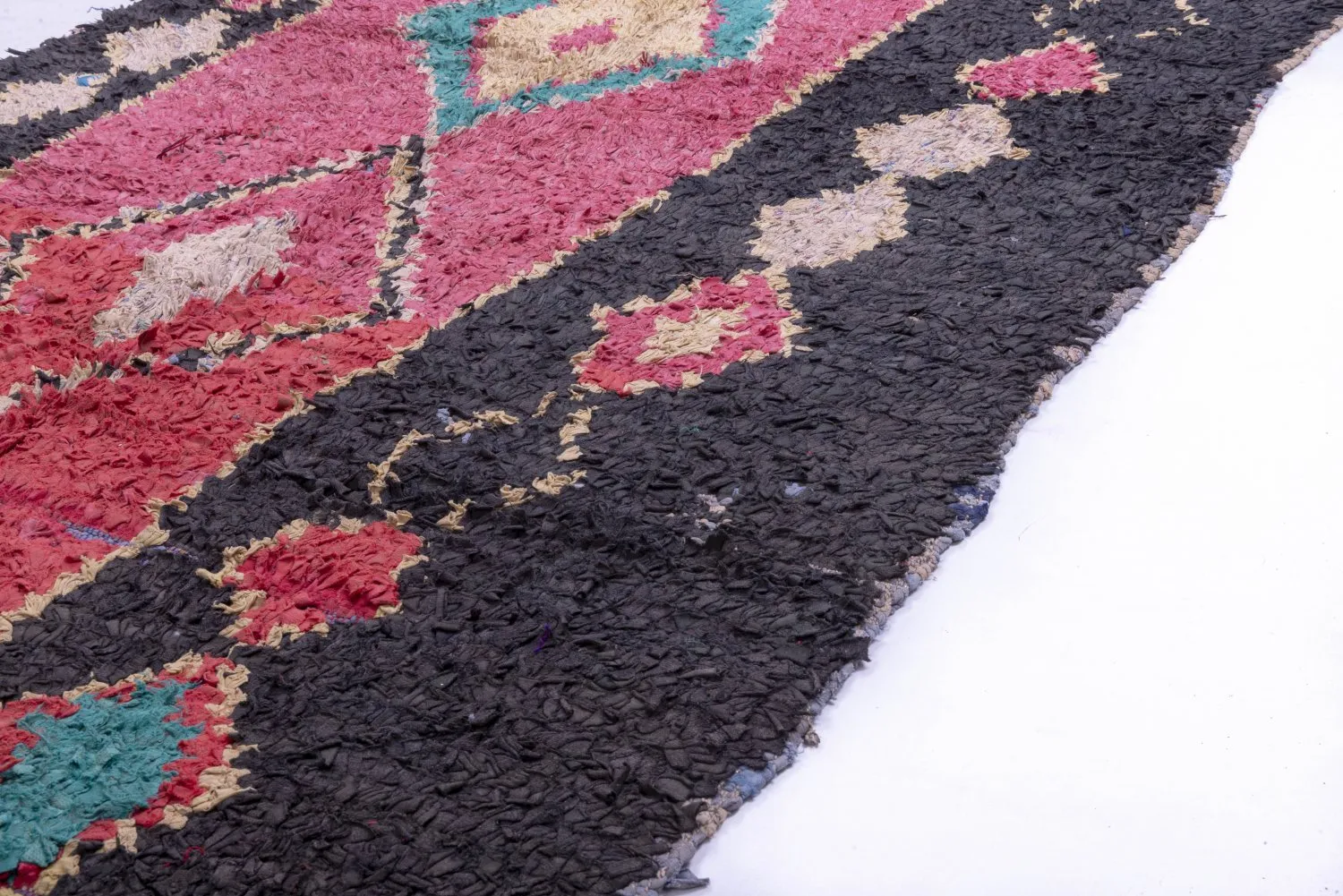 Tappeto Berberi Dal Marocco Boucherouite 275 x 135 cm