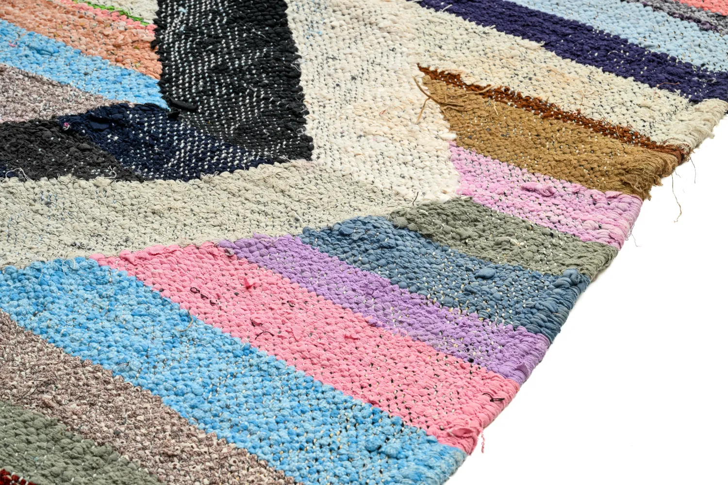 Tappeto Berberi Dal Marocco Boucherouite 145 x 245 cm