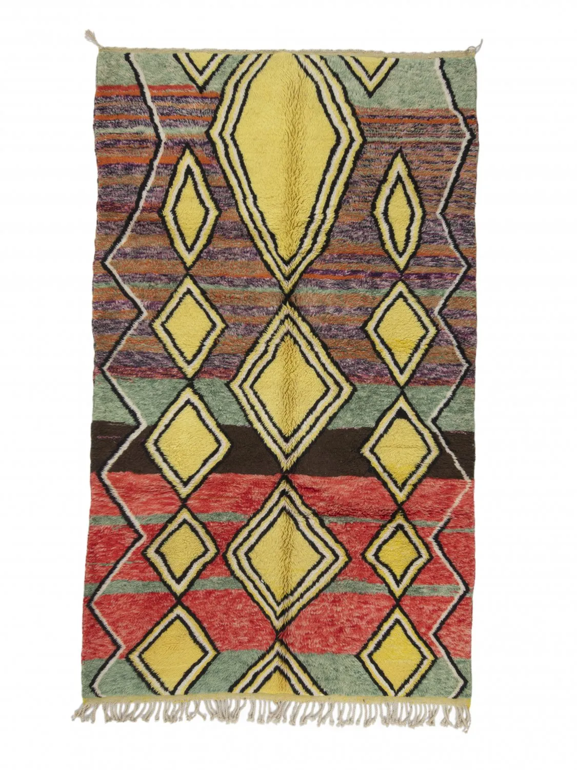 Tappeto Kilim In Stile Berbero Del Marocco Azilal 290 x 170 cm