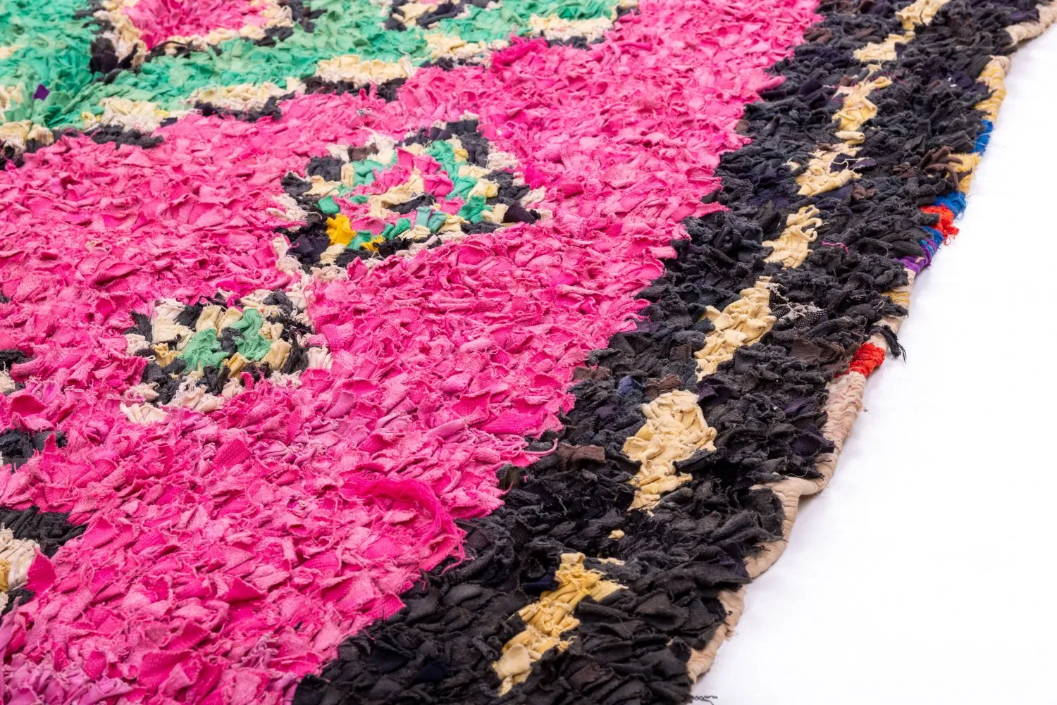 Tappeto Berberi Dal Marocco Boucherouite 260 x 140 cm