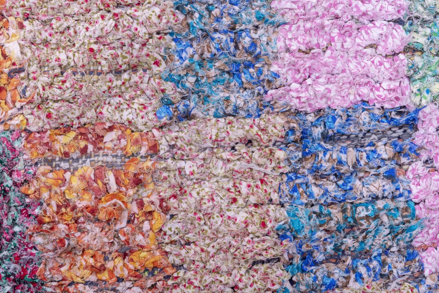 Tappeto Berberi Dal Marocco Boucherouite 210 x 105 cm
