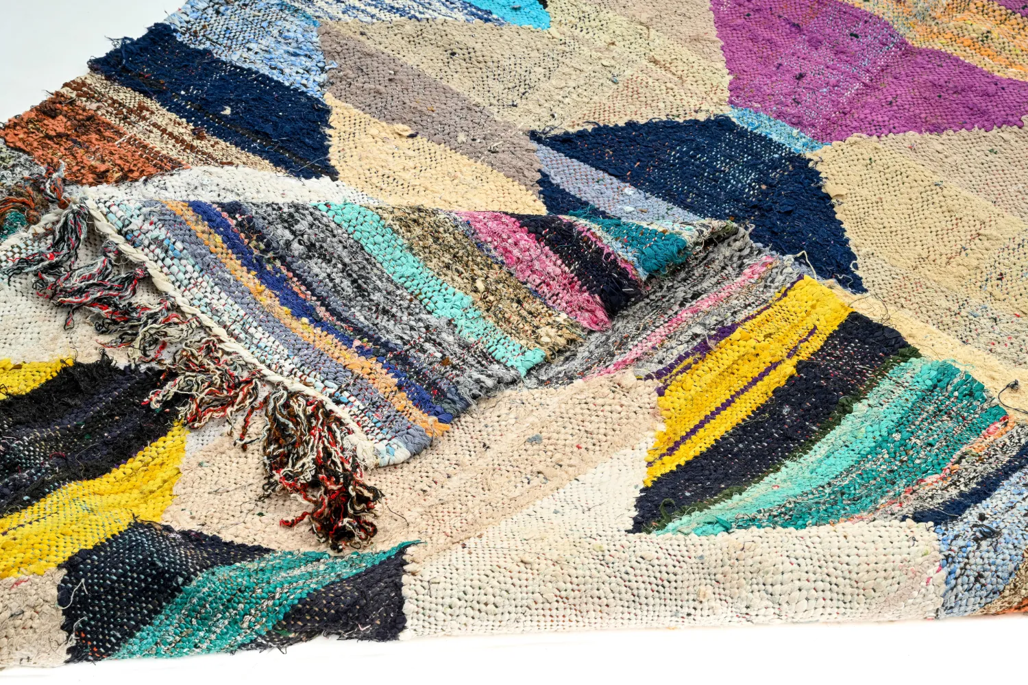 Tappeto Berberi Dal Marocco Boucherouite 120 x 200 cm