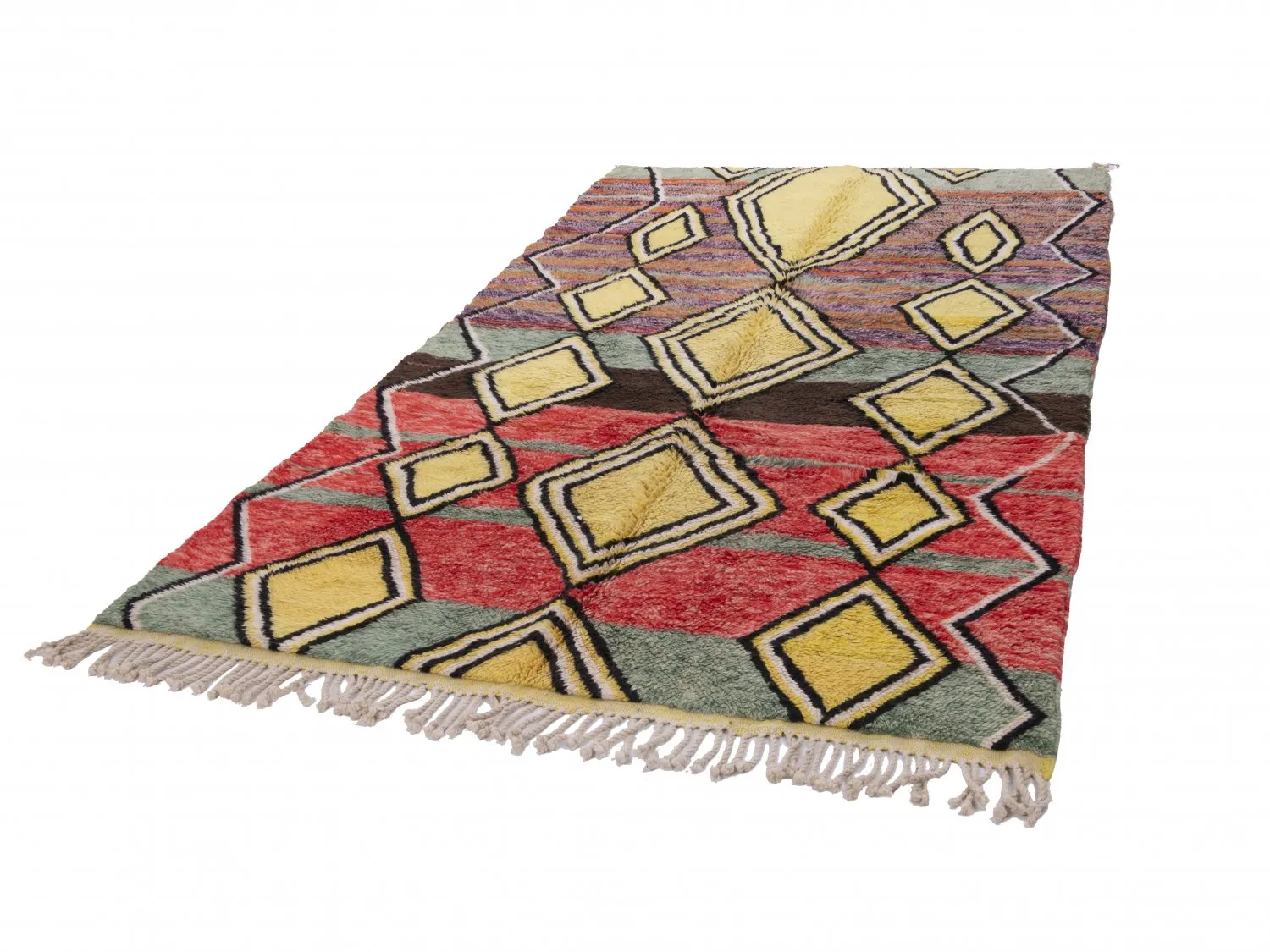 Tappeto Kilim In Stile Berbero Del Marocco Azilal 290 x 170 cm